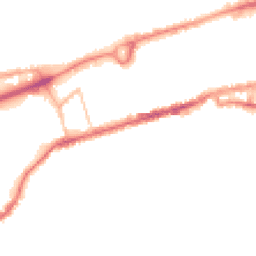Night-time road noise heatmap for BB8 0BP