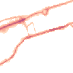 Night-time road noise heatmap for BB8 0BS