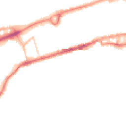 Night-time road noise heatmap for BB8 0DH