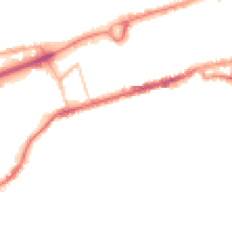 Night-time road noise heatmap for BB8 0DQ