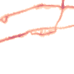 Night-time road noise heatmap for BB8 0EE