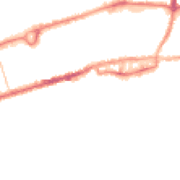 Night-time road noise heatmap for BB8 0ES