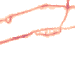 Night-time road noise heatmap for BB8 0EU