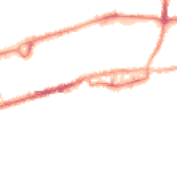 Night-time road noise heatmap for BB8 0EX