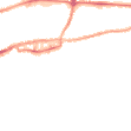 Night-time road noise heatmap for BB8 0JY