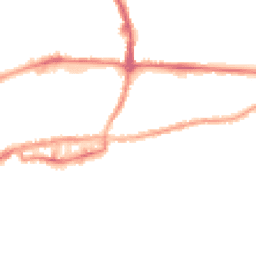 Night-time road noise heatmap for BB8 0LU