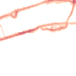 Night-time road noise heatmap for BB8 0SL