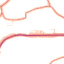 Daytime road noise heatmap for BB8 7HJ