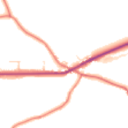 Daytime road noise heatmap for BB8 7JH