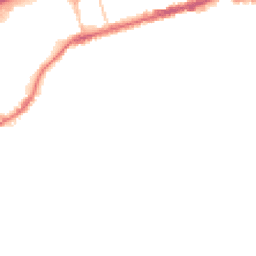 Night-time road noise heatmap for BB8 8AT