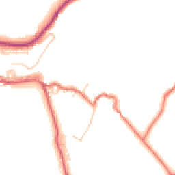 Daytime road noise heatmap for BB8 8BY