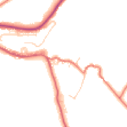 Daytime road noise heatmap for BB8 8DB