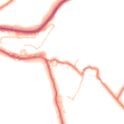 Daytime road noise heatmap for BB8 8DD