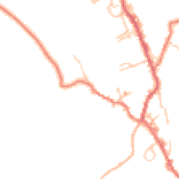 Daytime road noise heatmap for BB8 8NY