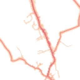 Daytime road noise heatmap for BB8 8RJ