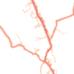 Daytime road noise heatmap for BB8 8RL