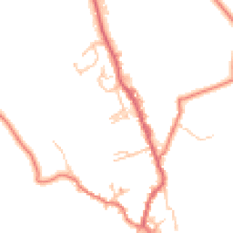 Daytime road noise heatmap for BB8 8RQ