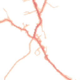 Daytime road noise heatmap for BB8 8SF