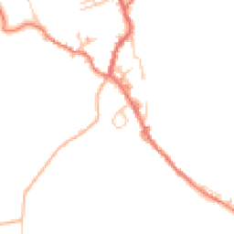 Daytime road noise heatmap for BB8 8SJ