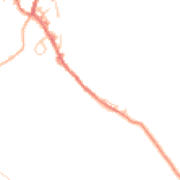 Daytime road noise heatmap for BB8 8SS