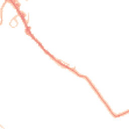 Daytime road noise heatmap for BB8 8TJ
