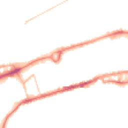 Night-time road noise heatmap for BB8 9BG
