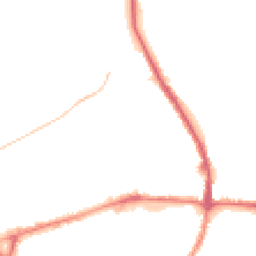 Night-time road noise heatmap for BB8 9EB