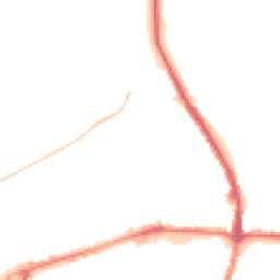 Night-time road noise heatmap for BB8 9ET