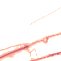 Night-time road noise heatmap for BB8 9FD