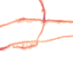 Night-time road noise heatmap for BB8 9JB