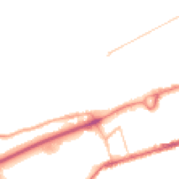 Night-time road noise heatmap for BB8 9PZ