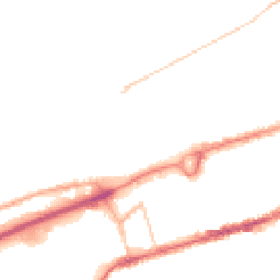 Night-time road noise heatmap for BB8 9SN