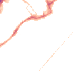 Night-time road noise heatmap for BB9 0AA