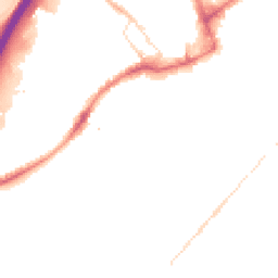 Night-time road noise heatmap for BB9 0AE