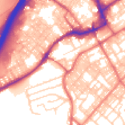 Daytime road noise heatmap for BB9 0AH