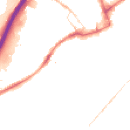 Night-time road noise heatmap for BB9 0AH