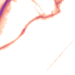 Night-time road noise heatmap for BB9 0AL