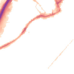 Night-time road noise heatmap for BB9 0AN