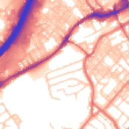 Daytime road noise heatmap for BB9 0AP