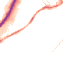 Night-time road noise heatmap for BB9 0AP