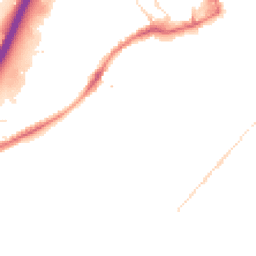 Night-time road noise heatmap for BB9 0AS