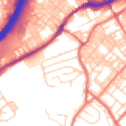 Daytime road noise heatmap for BB9 0AT
