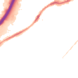 Night-time road noise heatmap for BB9 0AT