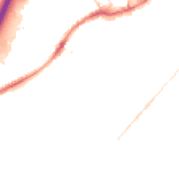 Night-time road noise heatmap for BB9 0AY