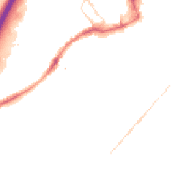 Night-time road noise heatmap for BB9 0BA