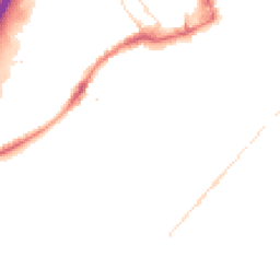 Night-time road noise heatmap for BB9 0BL