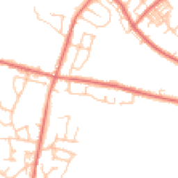Daytime road noise heatmap for BB9 0HH