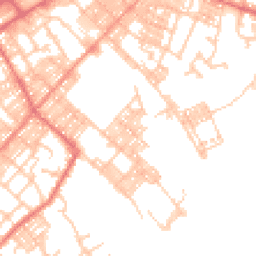 Daytime road noise heatmap for BB9 0JS