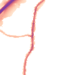 Night-time road noise heatmap for BB9 5AE