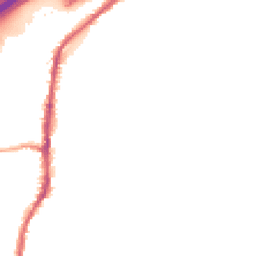 Night-time road noise heatmap for BB9 5BF